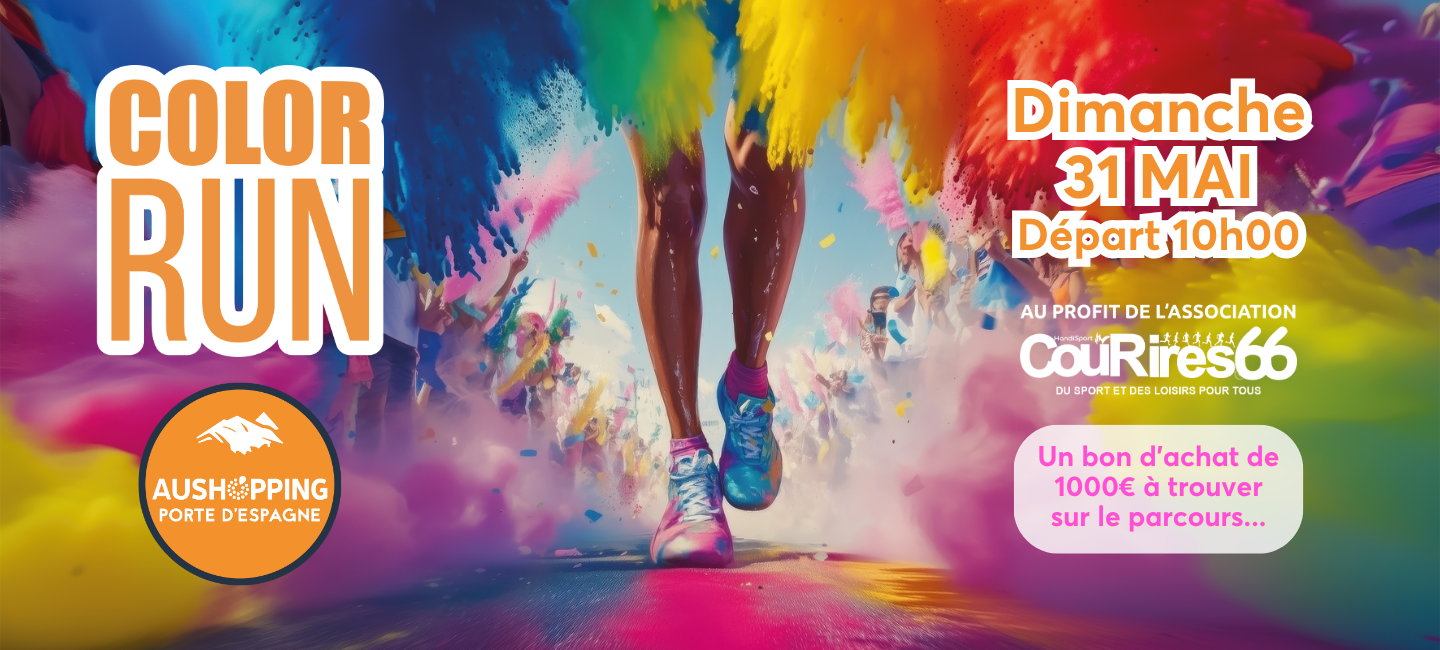 Color Run By Aushopping Porte d'Espagne