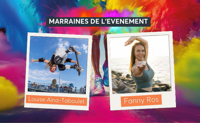 Marraines de la Color Run à Perpignan