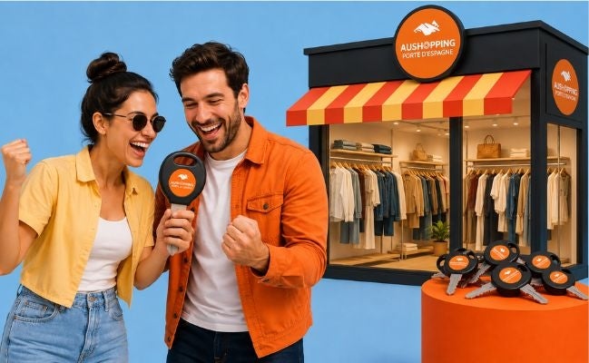 Distribution de clé dans les boutiques Aushopping Porte d'Espagne